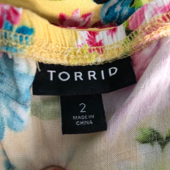 Fit And Flare Rayon Slub Lace-Up Back Tank 2X - Picture 10 of 10